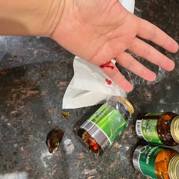 Özensiz Paketleme Nedeniyle Kırık Şişe Ve Yaralanma