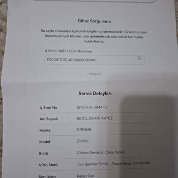 Garanti Kapsamı Ve Servis Sorunlarıyla Hayal Kırıklığı