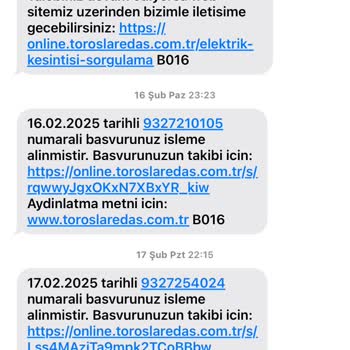 Enerjisa Toroslar Elektrik Dağıtım Şirketinin Sorumsuzluğu