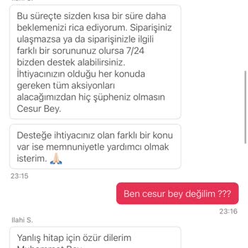 Sipariş Teslim Edilmeden Teslim Edildi Gösterildi
