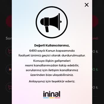 İninal Kart Hesabındaki Paraya Erişememe Sorunu