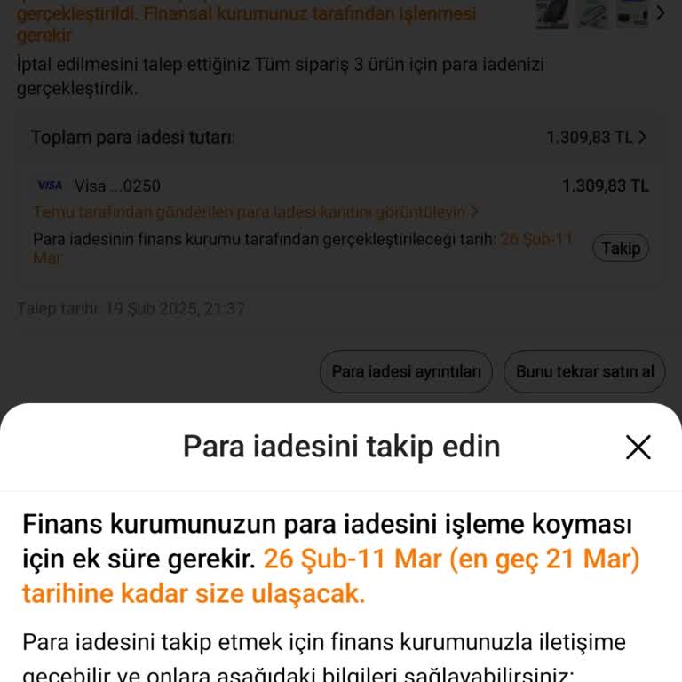 İptal Edilen Alışverişin Para İadesi Bekleniyor: Müşteri Hizmetleri Ve Banka Arasında Sıkışan Müşteri