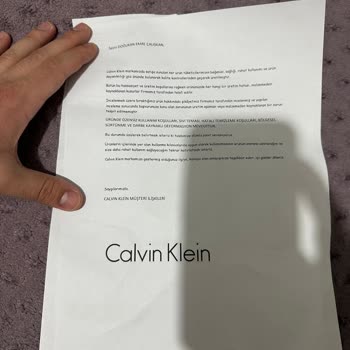 Calvin Klein Ayakkabılarda Hızlı Sararma Sorunu