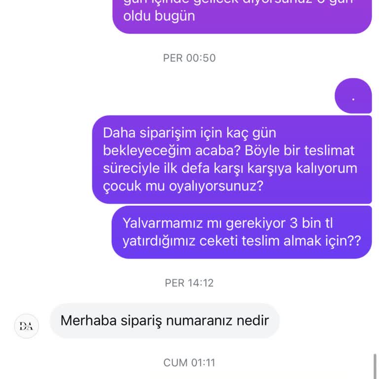 Kayıp Sipariş Ve İletişimsizlik Sorunu