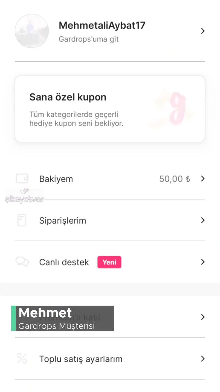 Gardrops Kargo İptali Ve Para İadesi🙏🫠 videonun kapak resmi