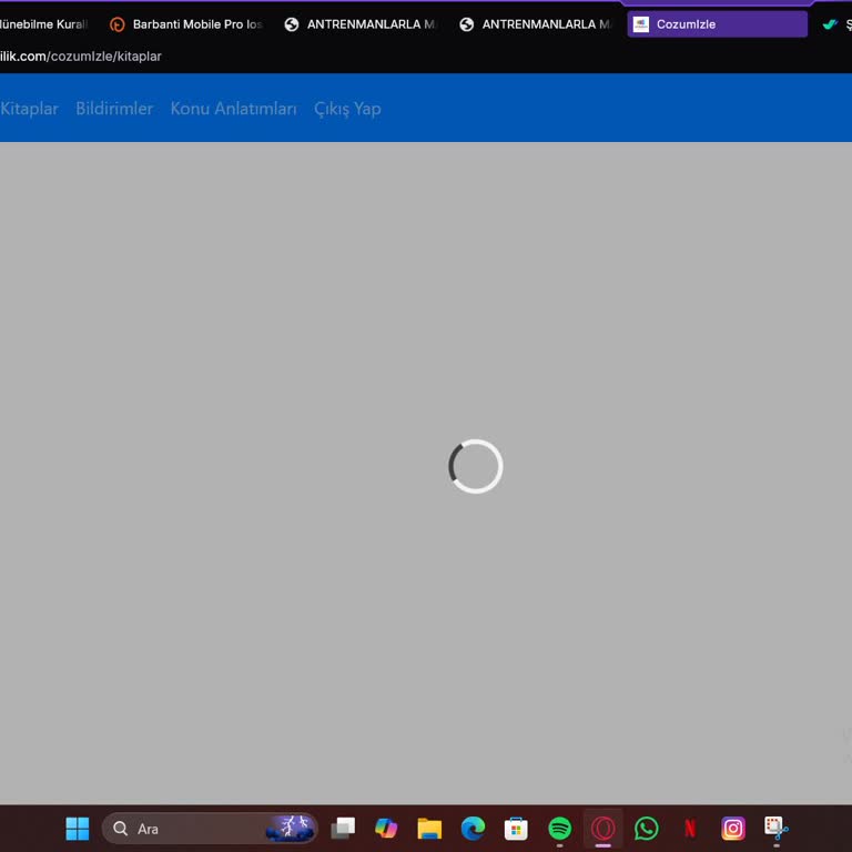 Çözüm Videolarına Erişim Sorunu
