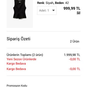 Koton İndirimleri Sepette Uygulanmıyor!