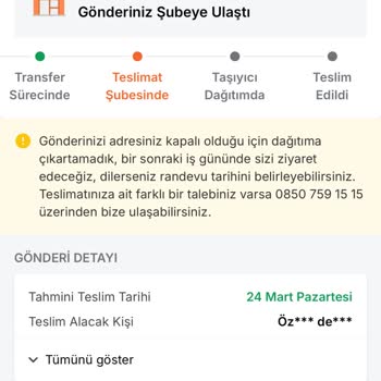 Trendyol'da Ürün Teslimat Sorunu