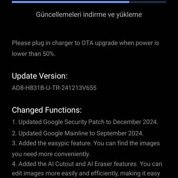 Tecno Pantolon X2 5G Güncelleme Sorunu