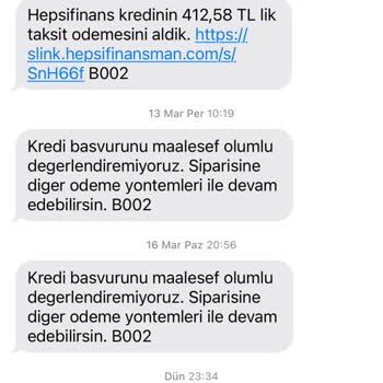 Hepsifinans Limiti Bilgim Dışında İptal Ediliyor Ve Düşürülüyor
