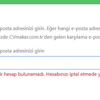 Cvmaker.com.tr Üyelik İptali Sonrası İzinsiz Para Kesintisi