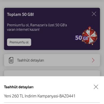 Vodafone Cayma Bedeli Belirsizliği