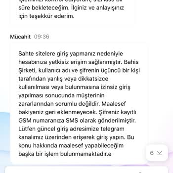 Hesapta İzinsiz İşlem Ve Mağduriyet