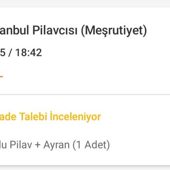 Trendyol Yemek Siparişimde Eksik Ve Yanlış Ürün Sorunu