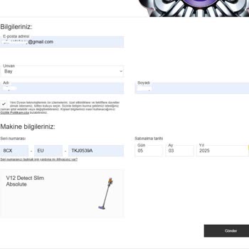 Dyson V12 Detect Slim Garanti Sorunları Ve Erişim Engelleri
