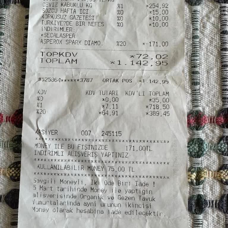 Migros Alışverişlerinde Yanlış Money Kartı Kullanımı