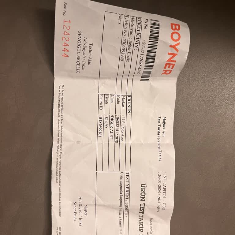 Boyner'den Çanta Değişim Sürecinde Bilgilendirme Sorunu