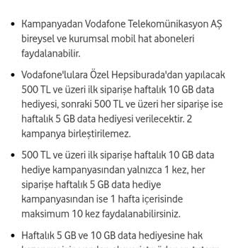 Vodafone'dan Hayal Kırıklığı: Hediye Kuponu Sorunu