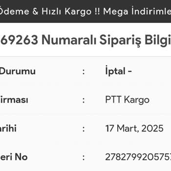 Sipariş Sorunu: Ürün Eksik, İletişim Yok, İade Talebi
