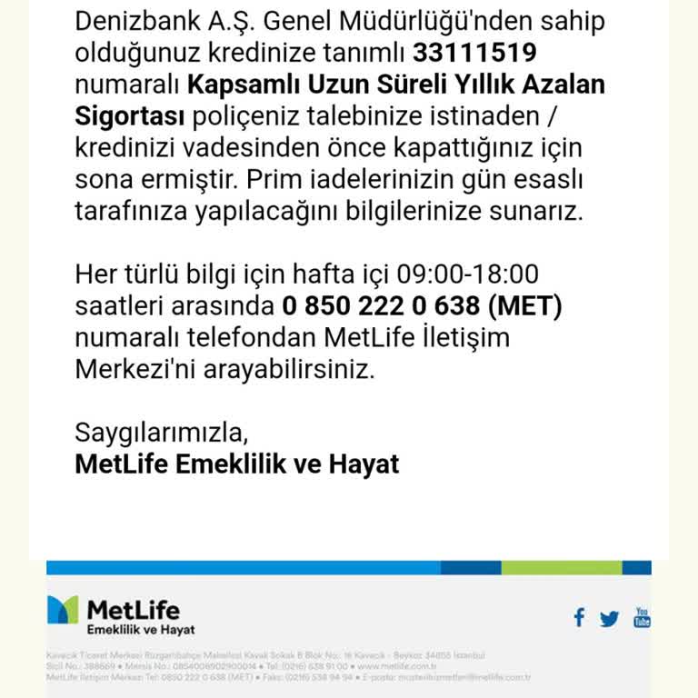 Sigorta İadesinde Gecikme Ve İletişim Sorunu