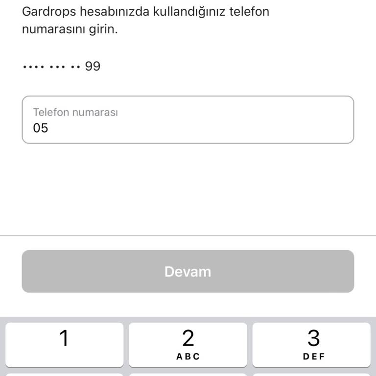Gardrops Hesabıma Erişim Sorunu