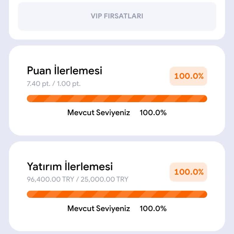 VIP Seviyesinde İlerleyememe Sorunu