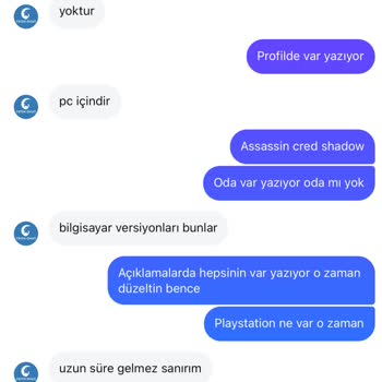 Sistemde Olmayan Oyunu Sattılar: Müşteri Hizmetleri Yine Yanıtsız