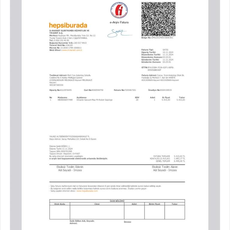 Robot Süpürgenin Su Haznesi Sızıntı Yapıyor Ve Çatladı