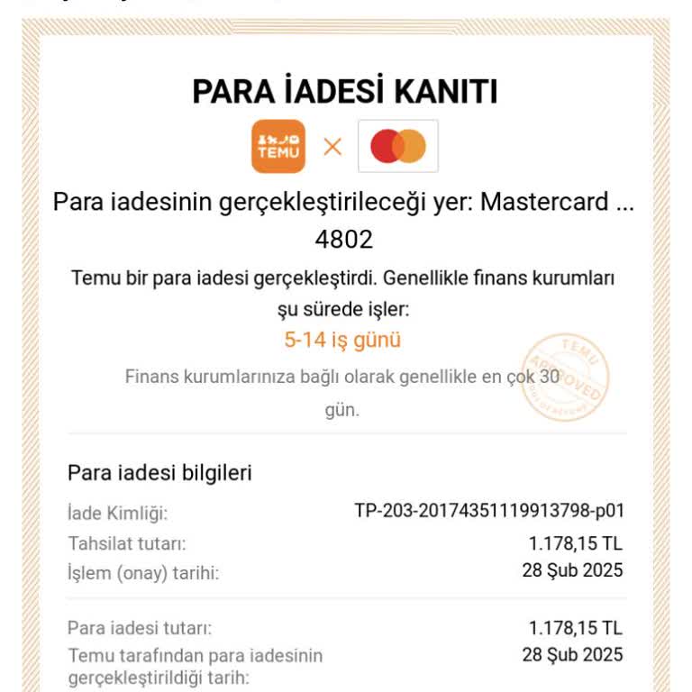 Temu Alışveriş Sitesinde Para İadesi Sorunu Ve Müşteri Hizmetleri Eksikliği