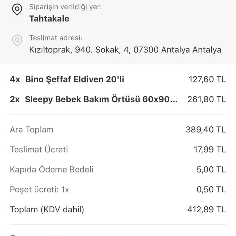 Yanlış Sipariş Ve Kuryenin Sözlü Şiddeti