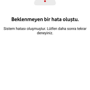Vodafone Tarifemdeki Sistem Hatası Mağduriyeti