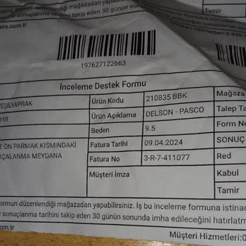 Skechers Ayakkabıda Erken Deformasyon Ve Yetersiz Müşteri Hizmeti