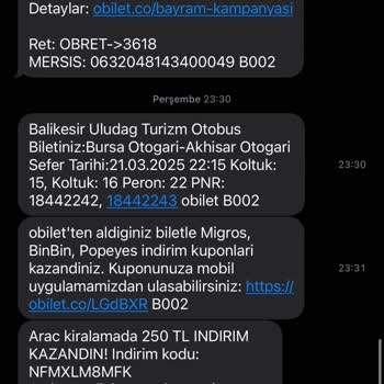 Obilet Uygulamasında Bilet Rezervasyon Hatası Ve Koltuk Karmaşası
