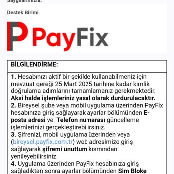 Yanlış Gönderilen Parayı Geri Alamıyorum Payfix Yardım Etmiyor