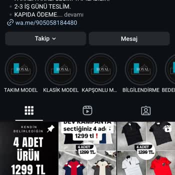 Royalgiyim_ Çok Farklı Ürün Yolluyorlar