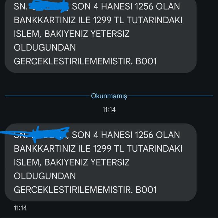 Ziraat Bankası Kartımdan Şüpheli İşlem Denemeleri