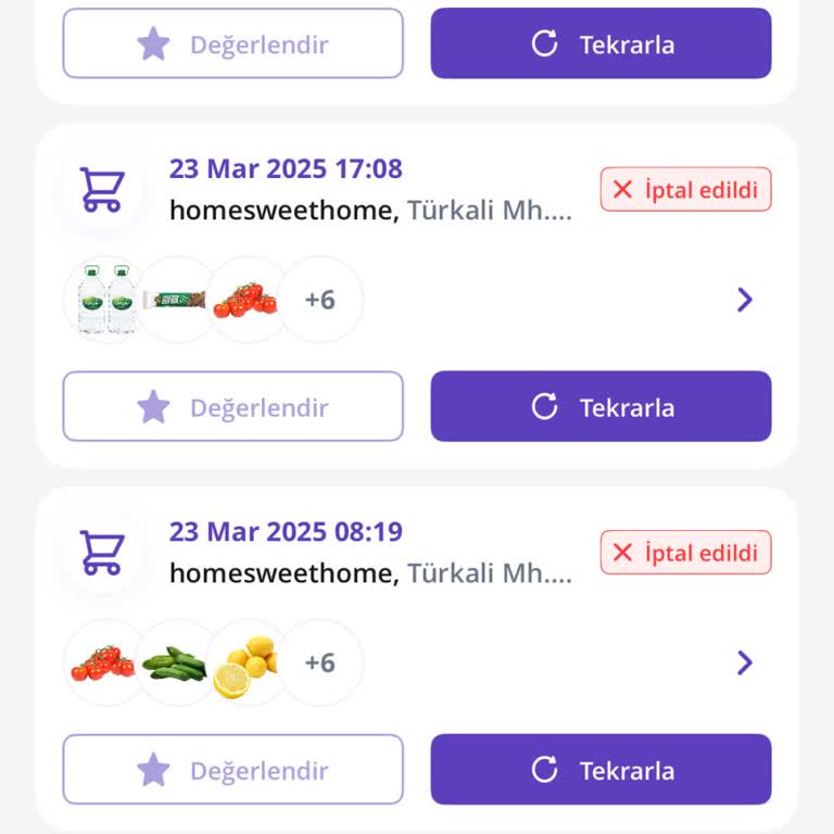 Getir Siparişlerinde İptal Ve İade Sorunu