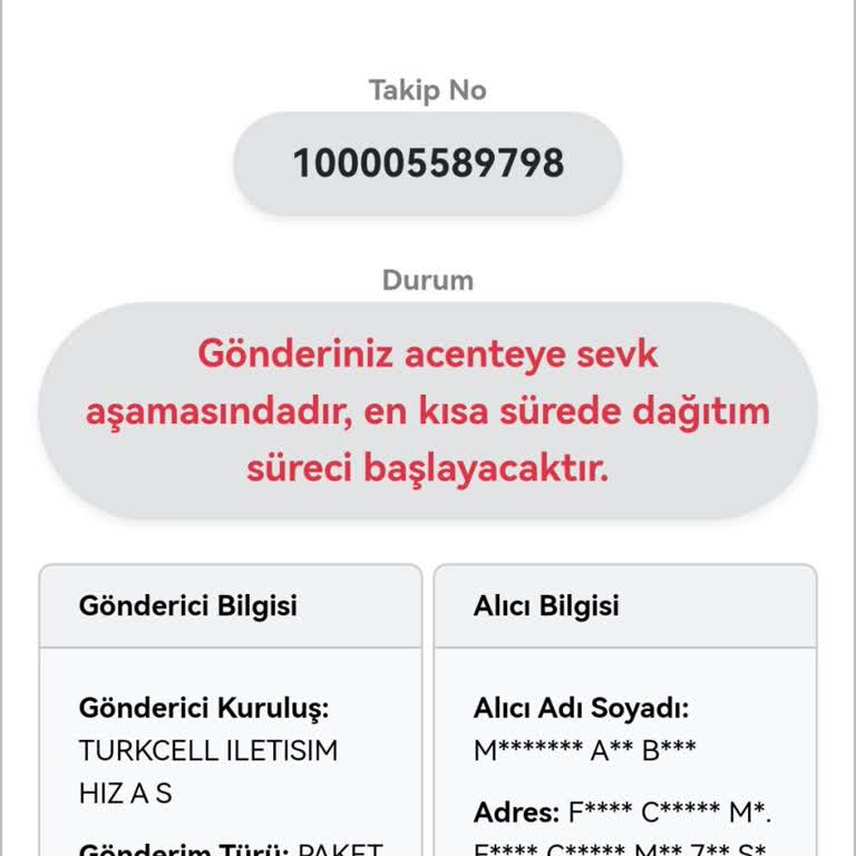Kayıp Sipariş Ve Ulaşılamayan Acenteler