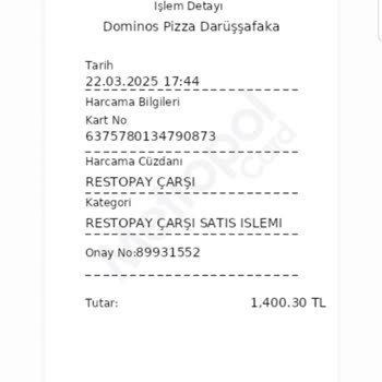 Metropolcard'dan Yanlış Çekim: Domino's Pizza Şikayeti