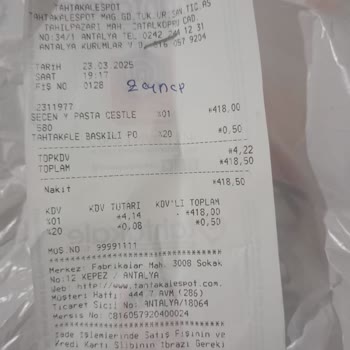 Bozuk Ve Yanlış Pasta Siparişi