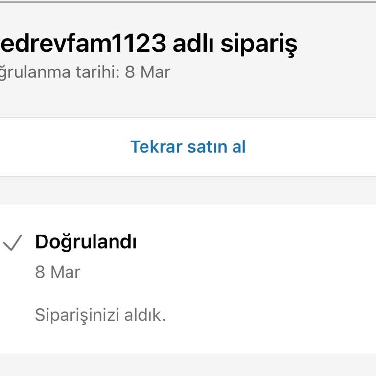 Redrum Reverse Siparişim 15 Gündür Kargoya Verilmedi