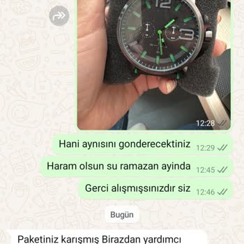 Yanlış Ürün Gönderimi Ve Kötü Müşteri Hizmeti