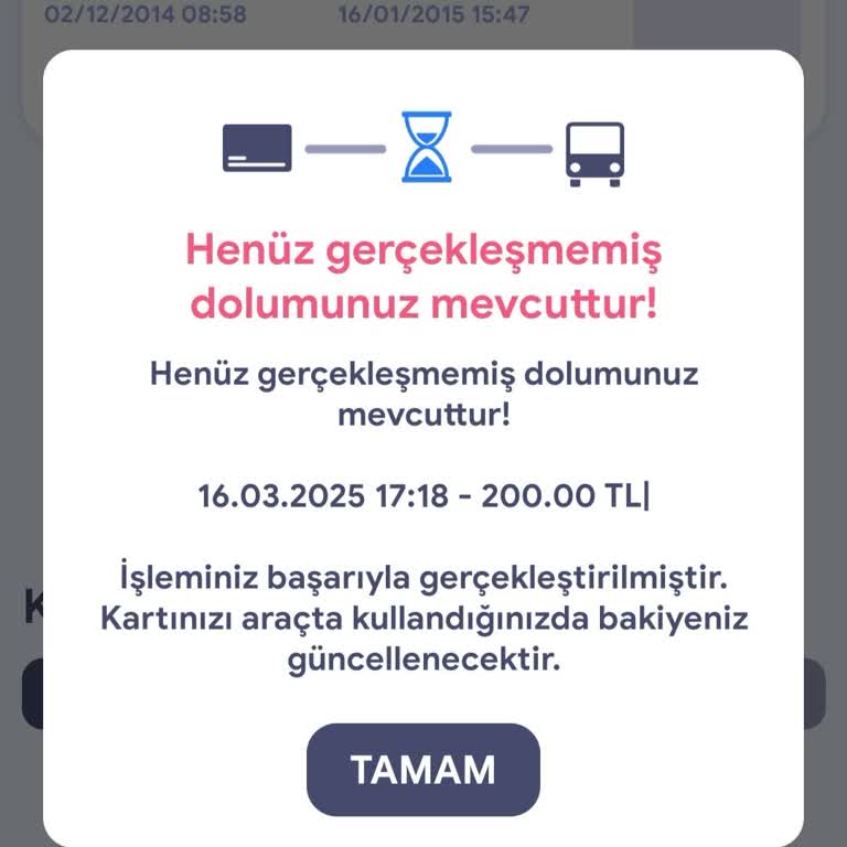 Kent Kart Yükleme Sorunu: Yetersiz Kredi Uyarısı
