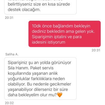 Gelmeyen Yemek İçin Para İadesi İstiyorum!