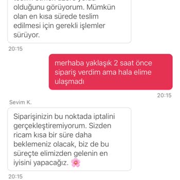 Gelmeyen Yemek İçin Para İadesi İstiyorum!