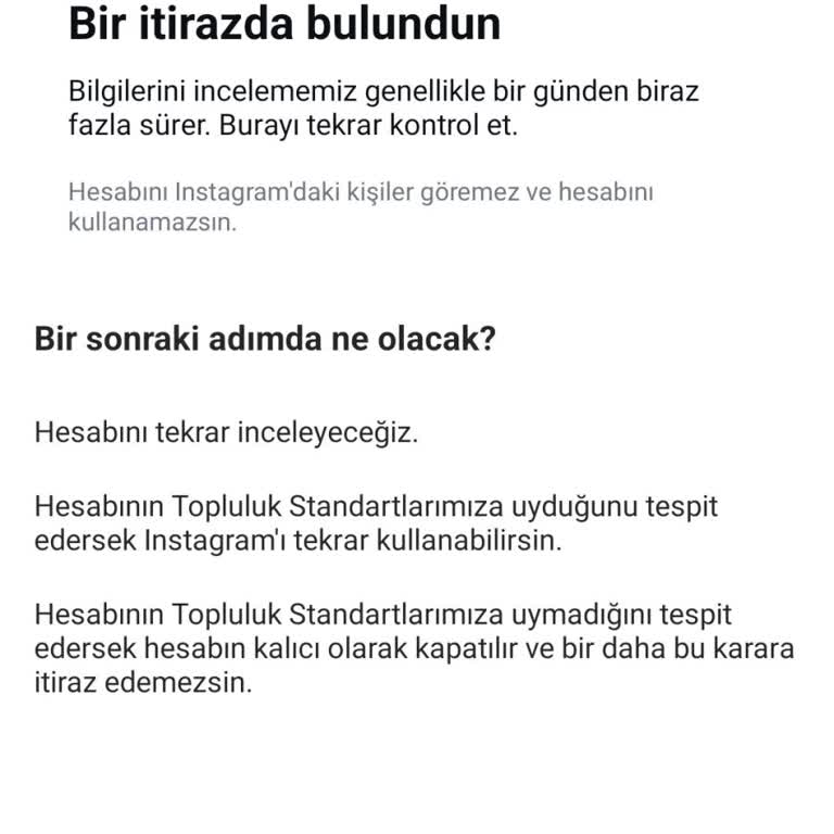 Instagram Hesabım Haksız Yere Askıya Alındı Ve İtirazım Sonuçsuz Kaldı