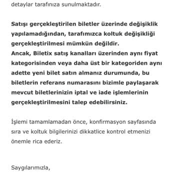 Biletix'te Yan Yana Bilet Değişikliği Sorunu