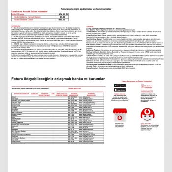 Vodafone Tahsilatında Anlaşılmaz Ek Ücret Sorunu