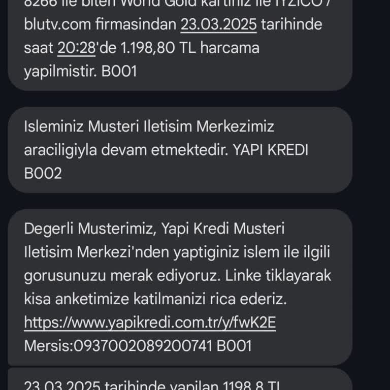 Bilgim Dışında Çekilen Ücret Ve Blu TV'nin Tutumu