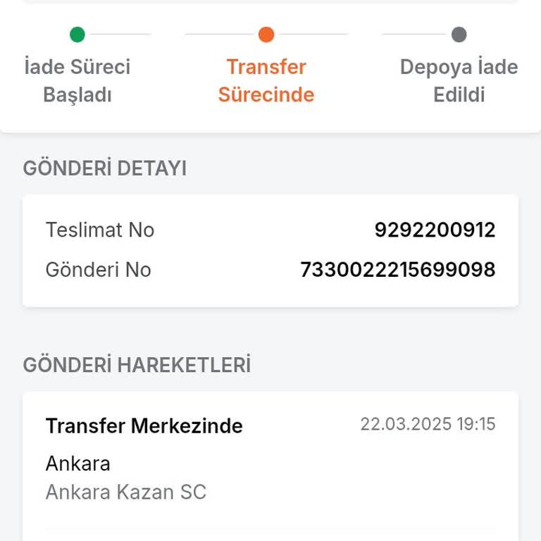 Trendyol Express Kargom Komşuya Bırakılmadı İade Ediliyor